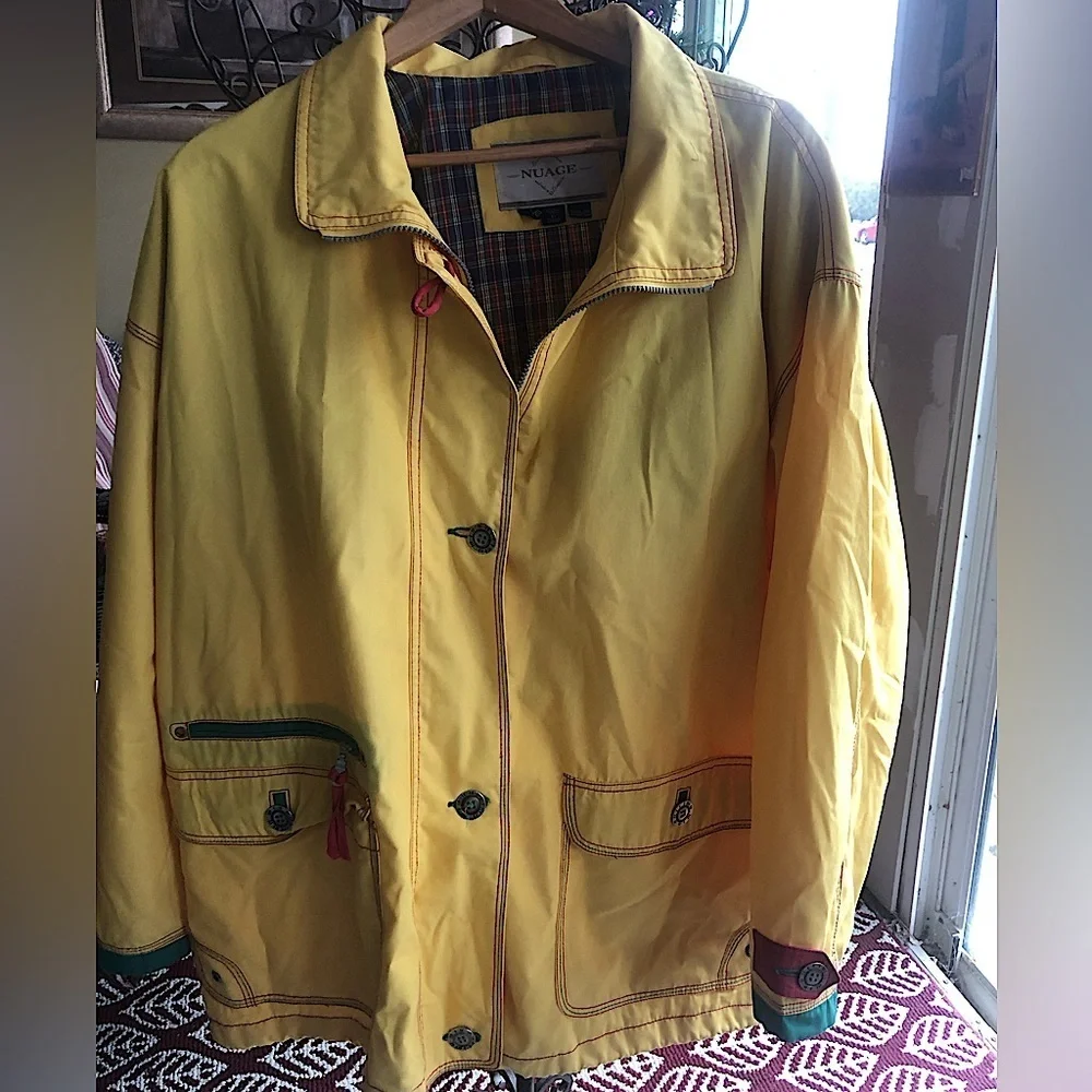 NUAGE Yellow Rain Jacket - Picture 1 of 7